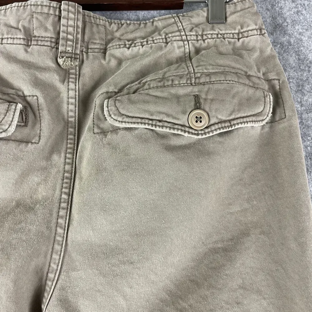 VTG Abercrombie Fitch Cargo Pants Mens 28x27 Beige Loose Paratrooper Y2K Utility